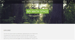Desktop Screenshot of mymathspace.net
